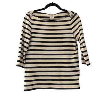 Chloe France Striped Cotton Top